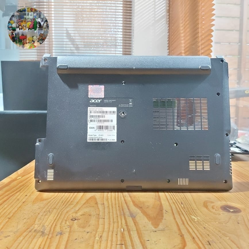 Bottom Case Casing Bawah Acer Z3-451 Z3 451 Black Z3-451/B