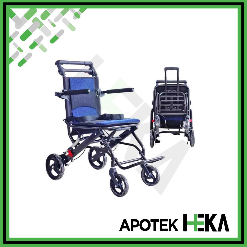 Kursi Roda Travel Onemed FS 800 L with Pole - Kursi Roda Lipat [TANGERANG]