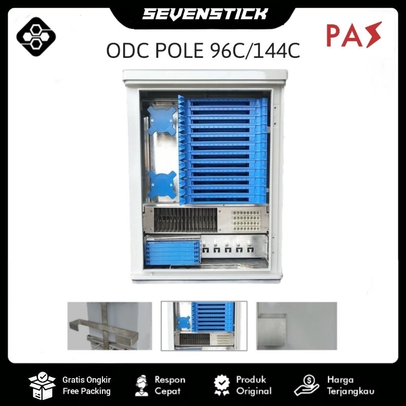 PAZ ODC Pole Tiang 96 Core 144Core Lengkap Pigtail Adapter FO