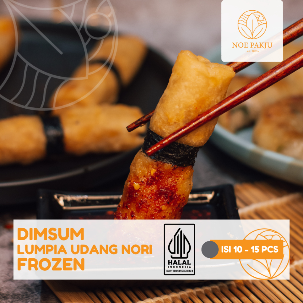 

Dimsum Lumpia Udang Nori Frozen Ala Noe Pakju
