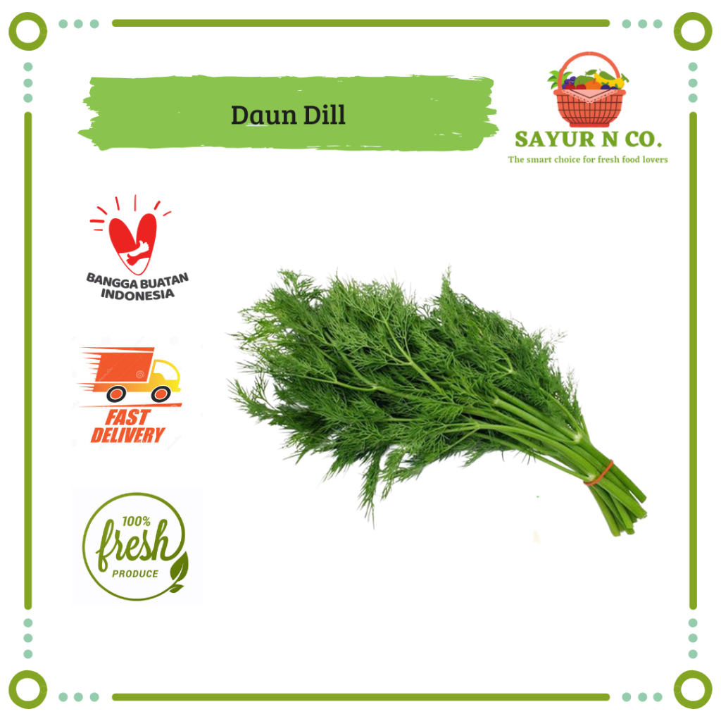 

Daun Dill / Adas Sowa Segar 100gr | Sayur N Co Bekasi
