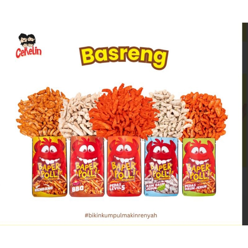 

Cemilan Baspro cekelin isi 50 gr