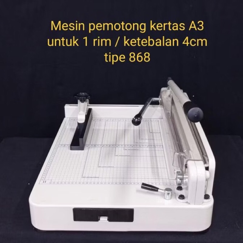 

Alat Pemotong Kertas A3 868 PLUS Mesin Potong Karton 1 RIM