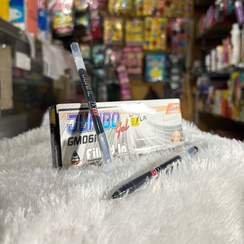 

1 Box Ballpoint GM Jumbo Gel 0,5 mm Hitam