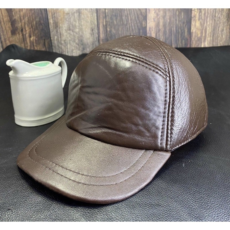 ORI TOPI Pria KULIT Asli Garut topi komando