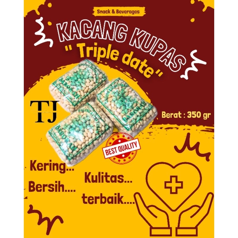 

paling MURAH KACANG TUBAN PAKET 3 UK-+350GR