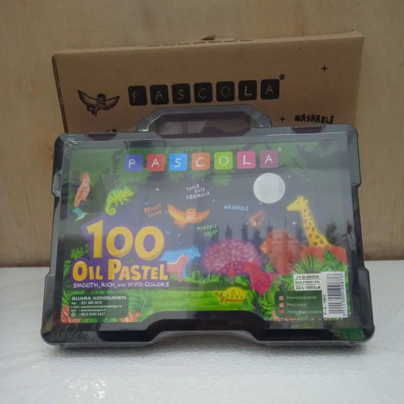 

CRAYON /OIL PASTEL PASCOLA 100 WARNA