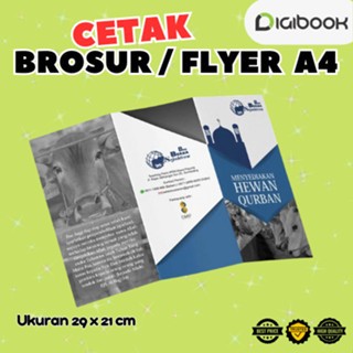 

Cetak brosur /leaflet / flyer A4 bahan art paper - Cetak 2 Sisi