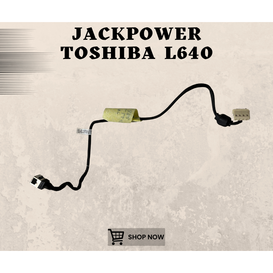 JACK POWER LAPTOP TOSHIBA L640 L645 NORMAL SECOND