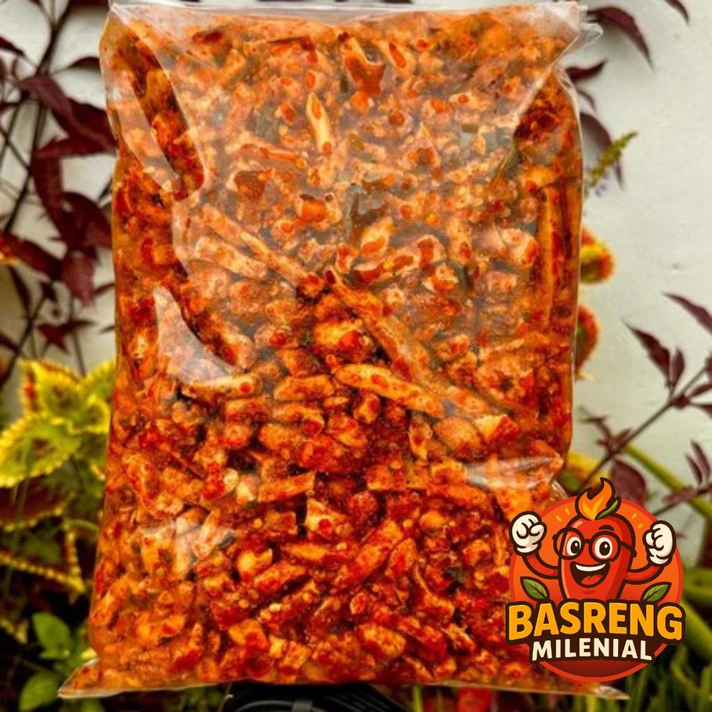 

Basreng pedas daun jeruk kiloan