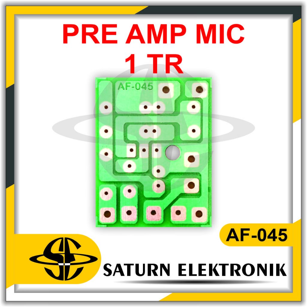 PCB Preamp Mic 1 Transistor AF-045