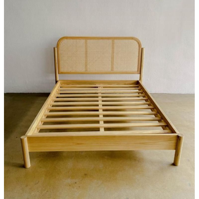 TEMPAT TIDUR ROTAN JATI FURNITURE STOCK