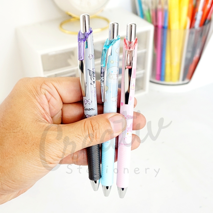 

Pentel Energel Pen Sanrio 0.5 Mm Black Ink Limited OSAKA Edition 2025 Kuromi My Melody Cinnamoroll