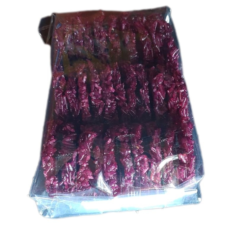 

Renginang Ketan Hitam Mentah Isi 30 Rangginang Renyah Tradisional Snack Food