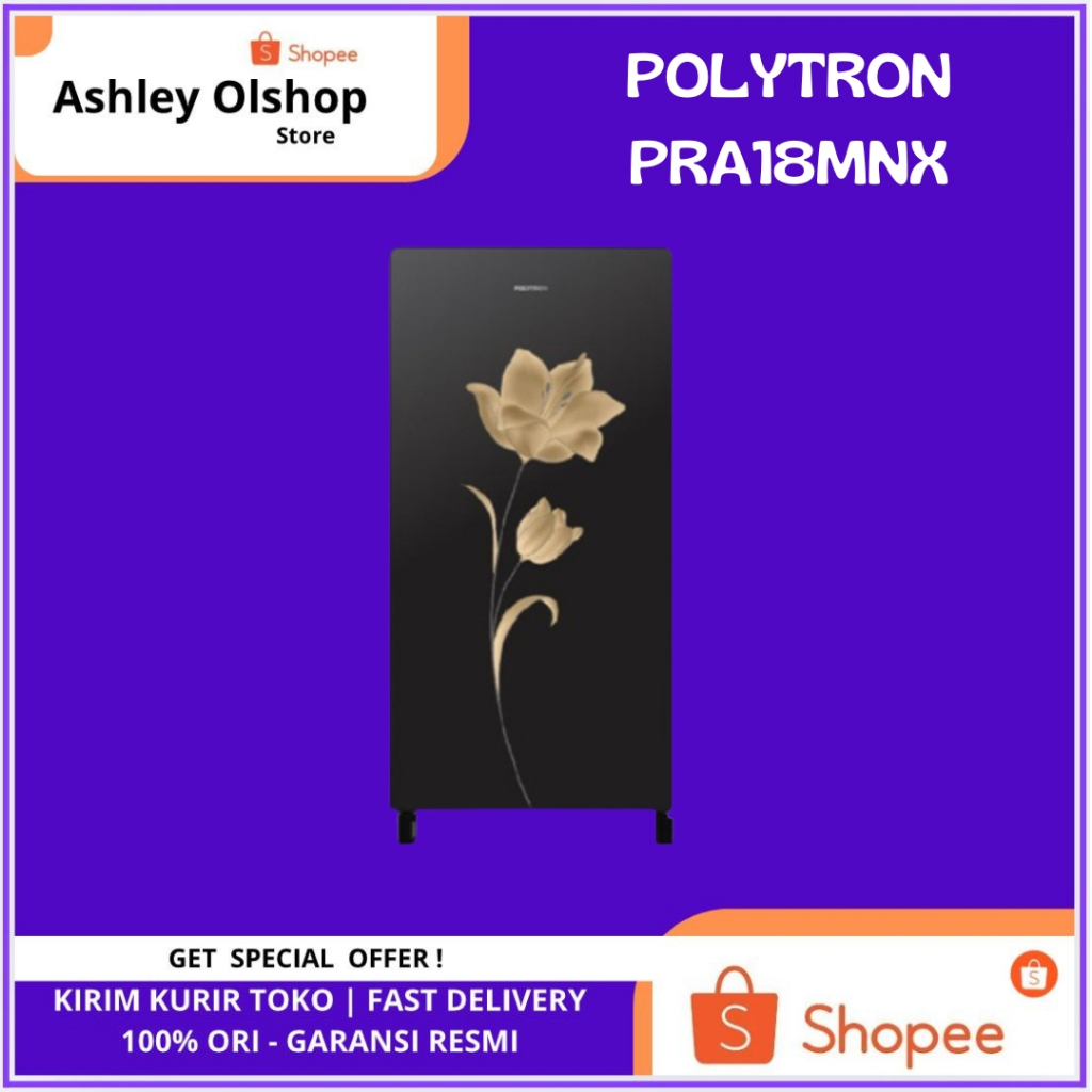 Kulkas Polytron PRA-18MNX 180 Liter Kulkas 1 Pintu Belleza Polytron PRA18MNX