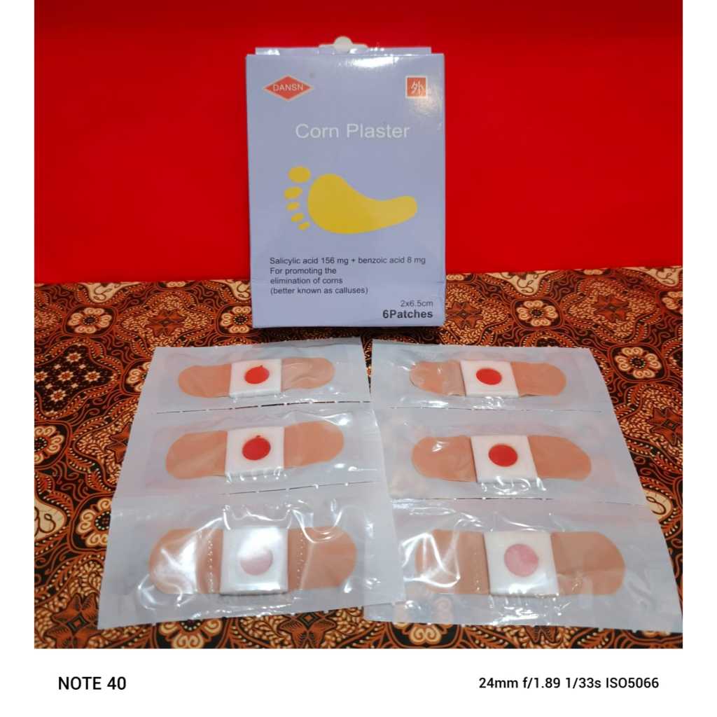 Plester Koyo Mata Ikan Plester Kutil Kapalan Ampuh isi 6