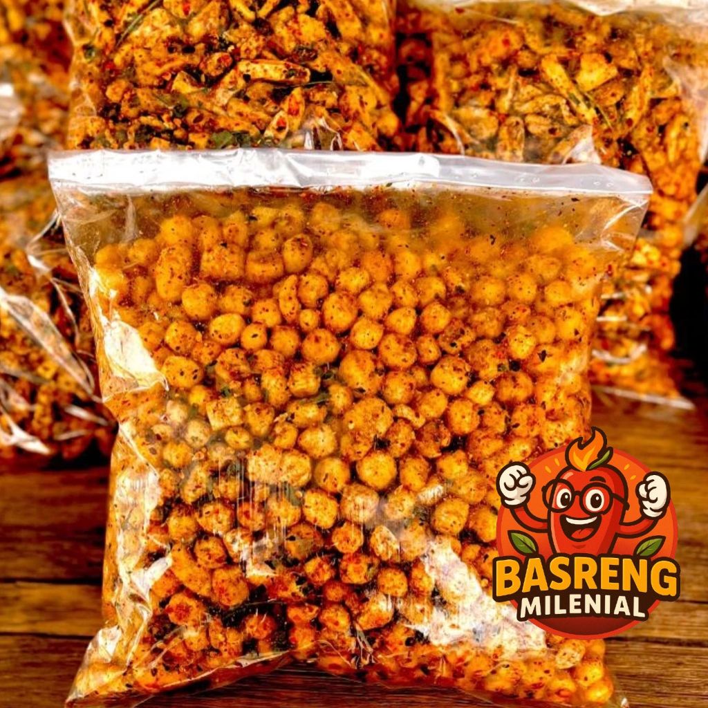 

Cimol Kering Pedas Jeruk 1Kg/ Cimol Bumbu Rempah