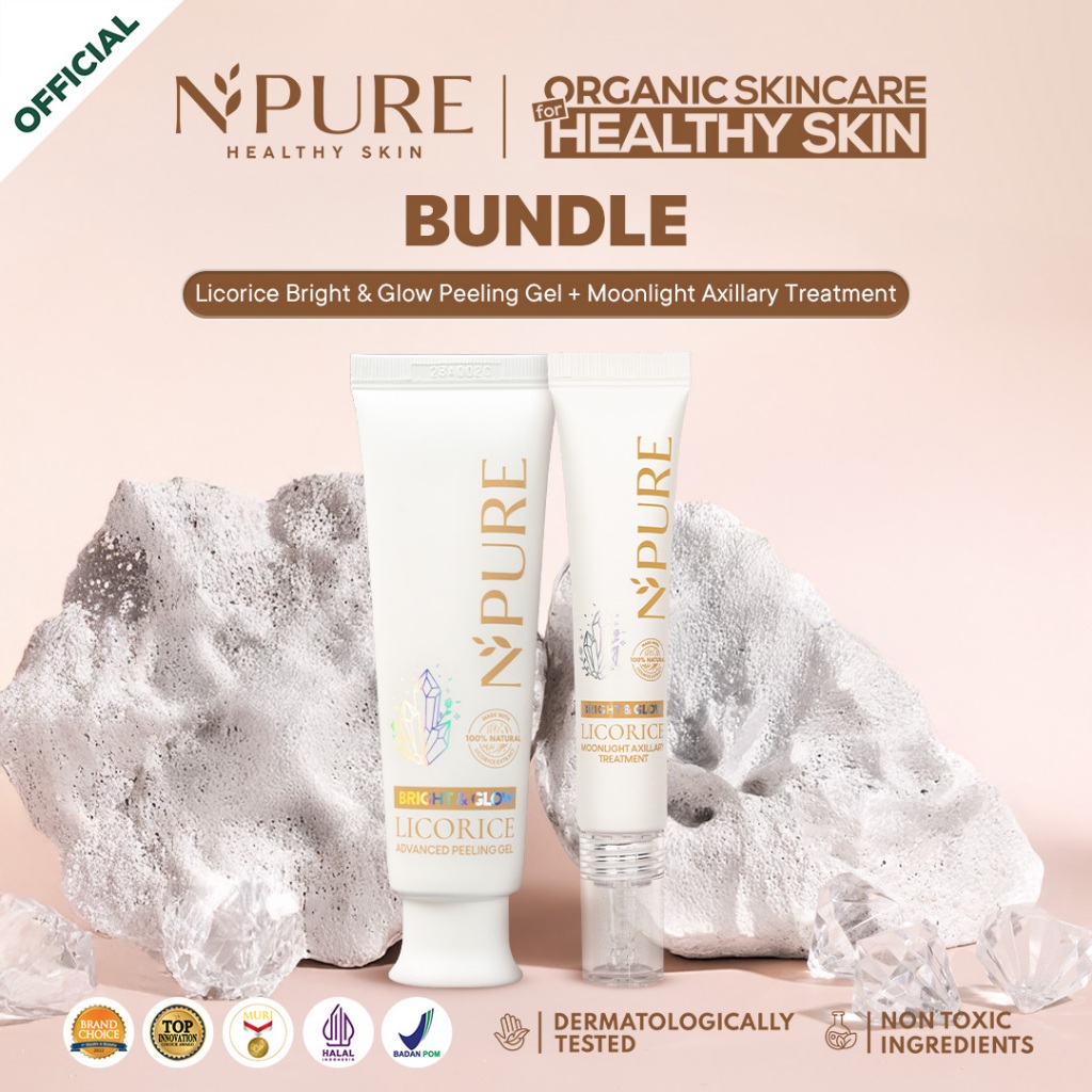 BUNDLING NPURE Peeling Gel Licorice + NPURE Axillary Treatment Licorice