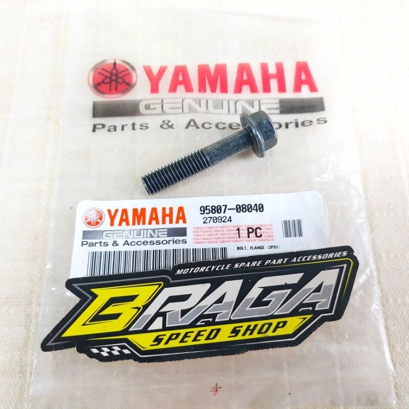 Baut Dudukan Gantungan Knalpot Jupiter Z Lama / Burhan Vega R ASLI ORIGINAL YAMAHA 95807-08040