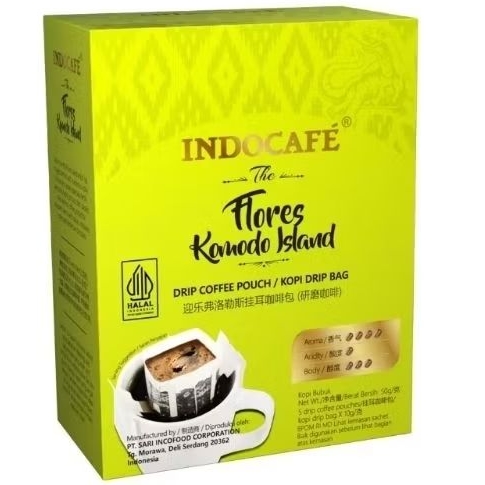 

Indocafe The Flores Komodo Island Drip Coffee Pouch 50gr