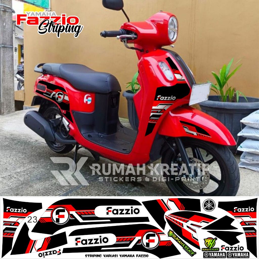 Striping stiker Decal Fazio Variasi