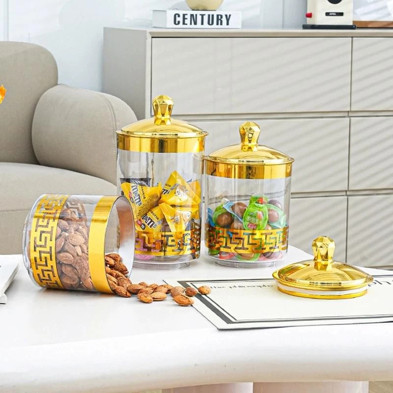 "Jual Produk Toples Kerupuk 3pcs/Set Mewah Topels Besar Aesthetic/Toples Aesthetic/Toples Jumbo