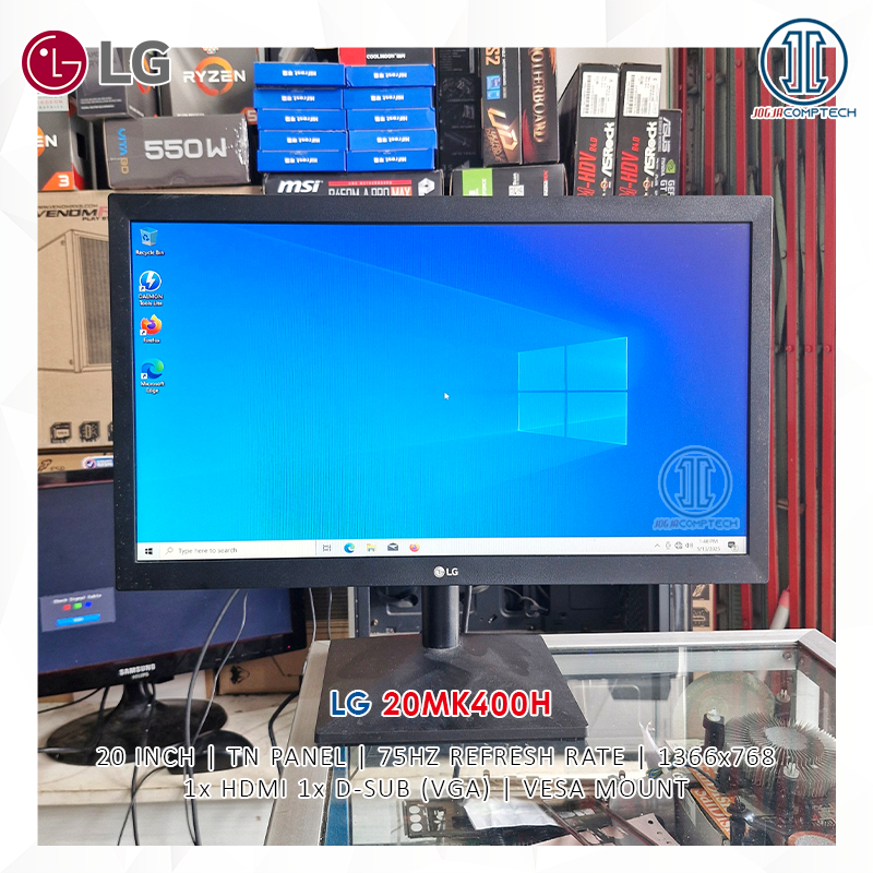 Monitor LED LG 20MK400H 20 inch HDMI bukan monitor 19 inch
