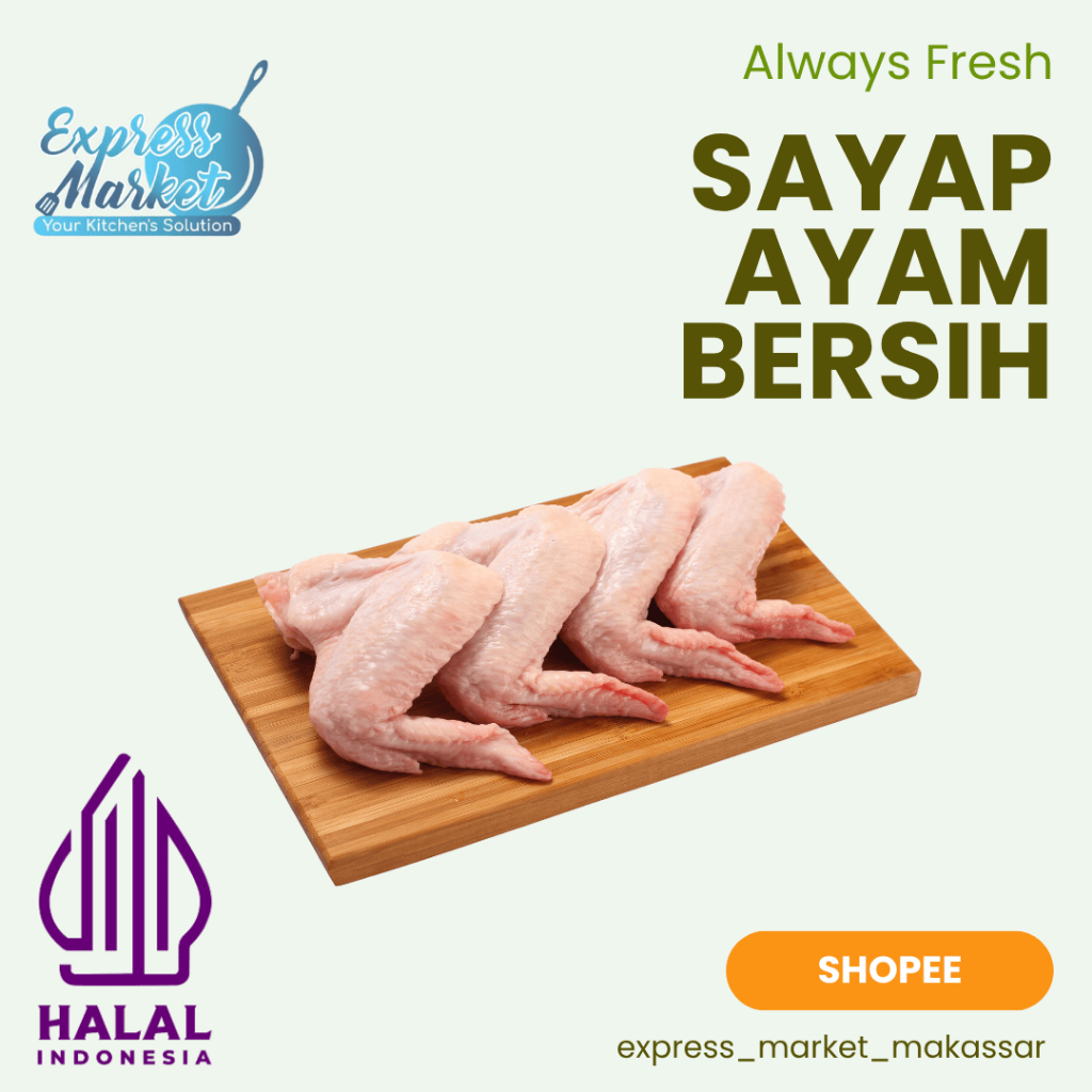 

Chicken Wings Sayap Ayam Bersih