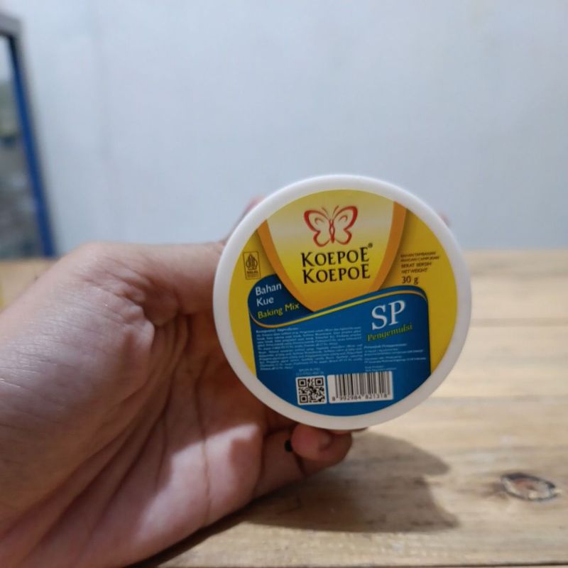 

Bahan Kue SP pengemulsi koepoe-koepoe 30gr