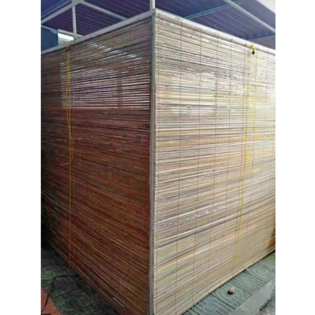 SAWIT Tirai SAWIT BAMBU Gulung Outdoor Anti Air / Tirai Bambu Gulung Outdoor Anti Air