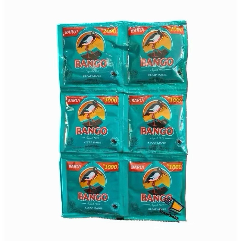 

12PCS/1 RENTENG ISI 12 SACHET KECAP BANGO 1000an 20gr