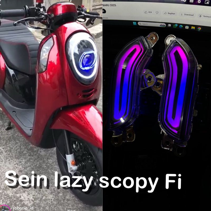 SEIN SEIN RITING SCOOPY 2015 2016 CUSTOM RUNNING RGB HP