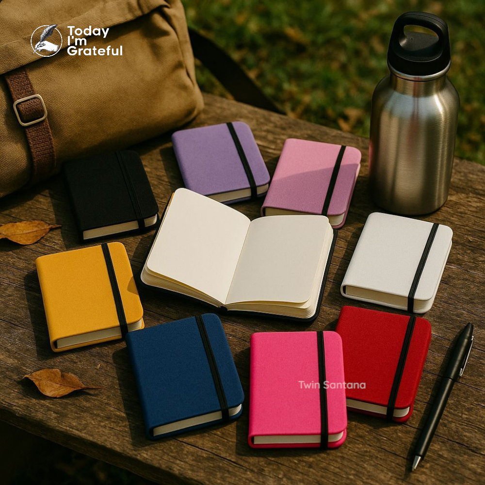 

Sketchbook Mini Pocket Book A6 Jurnal Hard Cover Bludru 180gsm - 100 halaman