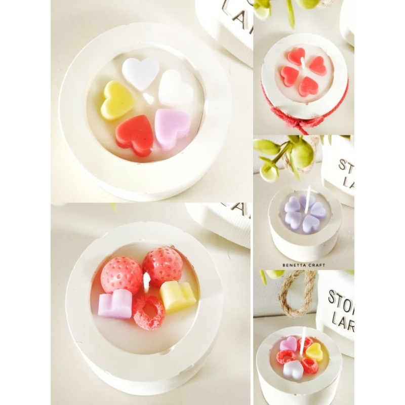 Lilin aromaterapi rainbow