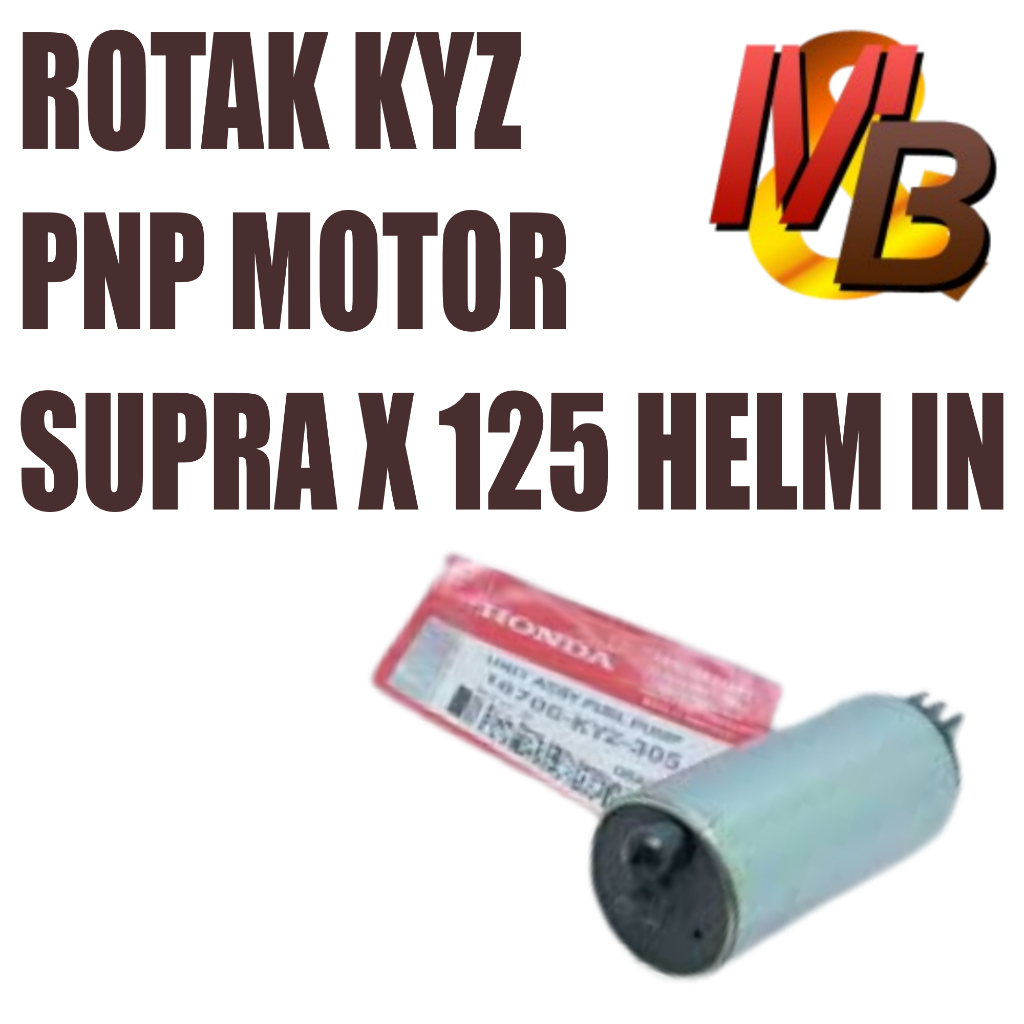 rotak fuel pump KYZ pnp motor supra x 125 helm in