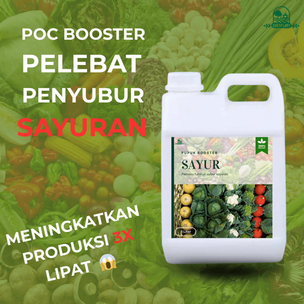 BIOPUPUK Pupuk Sayur | Pupuk Organik Cair Tanaman Daun/Sayur | Pupuk Organik Cair Buah Dan Sayuran