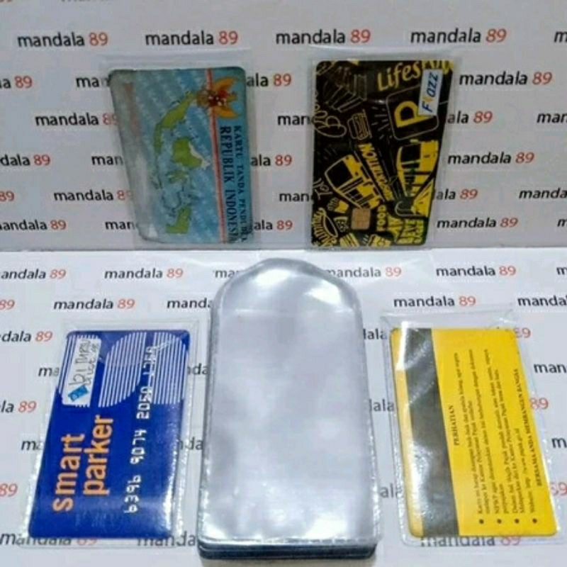 

RENA GROSIR (PLASTIK TEBAL) SAMPUL COVER KTP/PLASTIK KARTU KTP SIM ATM ID CARD PELINDUNG KARTU SERBAGUNA ANTI GORES.