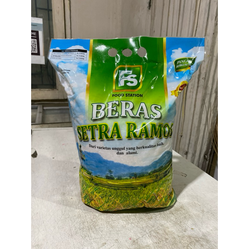 

Beras ramos FS food station beras setra ramos 5kg