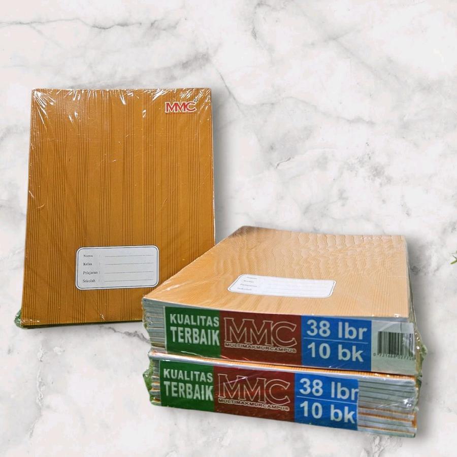 

ghg Buku Tulis Craft Cover Sampul MMC 38 Lembar (1 Pack isi 10 Buku)