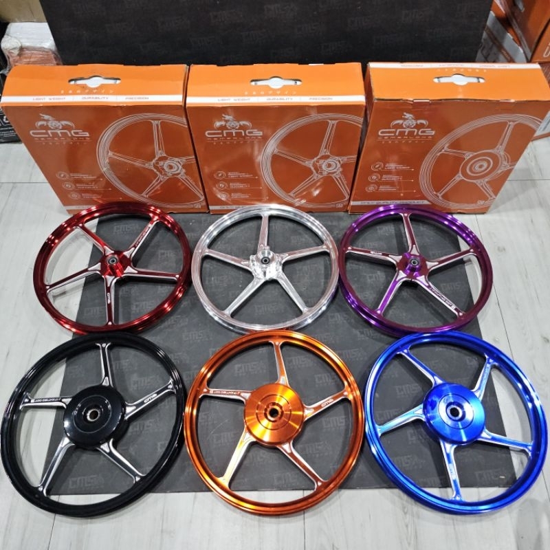 Velg Velek Racing Enkei CNC CMG 511 P5 R17 R14 Vario 110 Beat Scoopy Genio Old New R17 R14