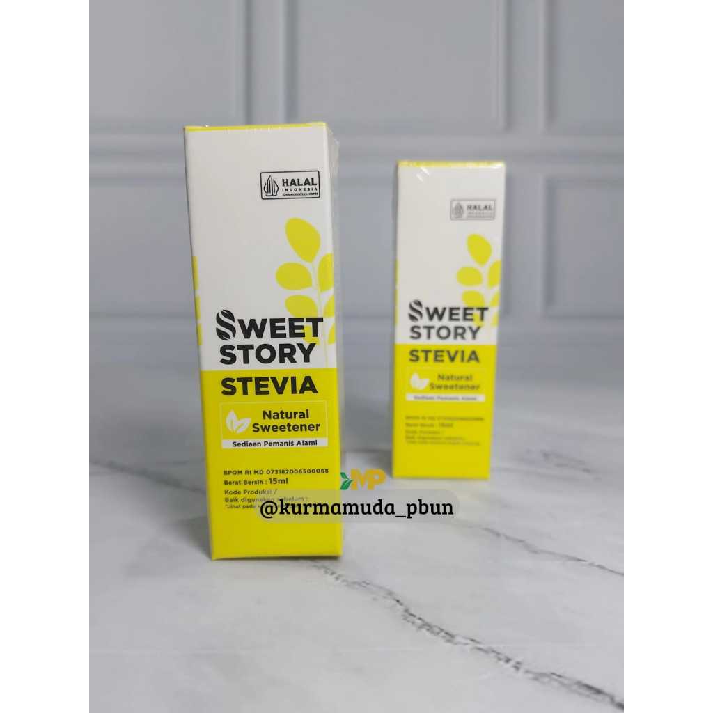 

Sweet Story Stevia Cair Pemanis Alami Nol Kalori 15ml