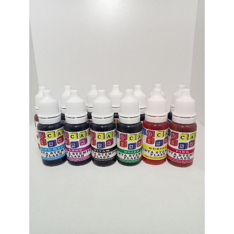 

TINTA STEMPEL FLASH OTOMATIS 10 ML Media KERTAS kualitas EX JERMAN