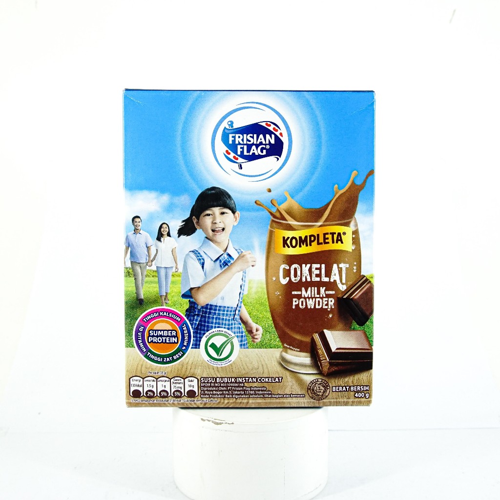 

SUSU FORMULA FRISIAN FLAG KOMPLETA 400GRAM COKLAT