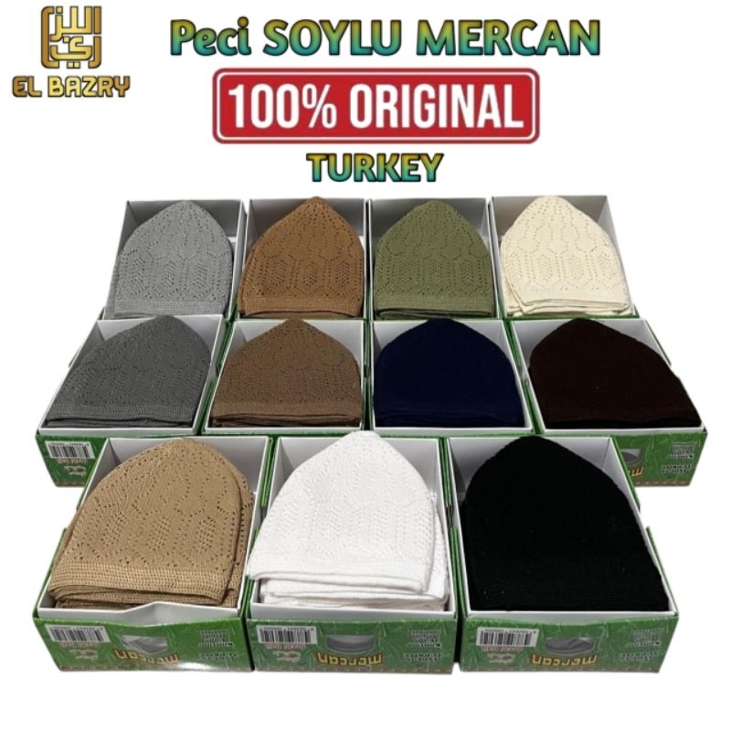 Peci Mercan Rajut Mercan Original Kualitas Premium Peci kopiah Mercan