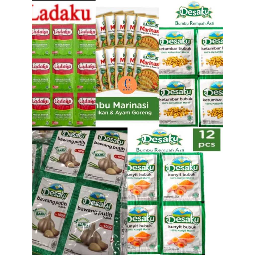 

Desaku Bumbu Rempah Asli Ladaku Desaku Marinasi Ikan & Ayam Goreng