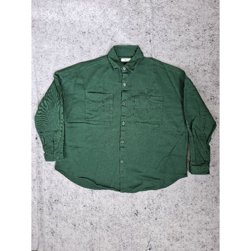 Kemeja Hijau Merek WEGO LD 148