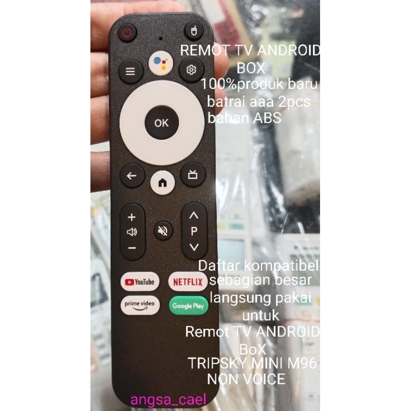 REMOT REMOT TV ANDROID BOX TRIPSKY MINI M96 Non VOICE