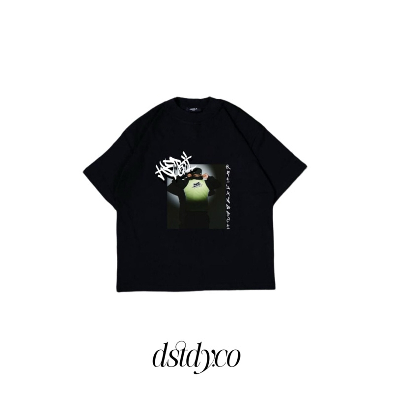 TSHIRT DSTDY X Keilandboi [KEBI KRAZY BRAZY] - PREMIUM OVERSIZE UNISEX COTTON COMBED 24s