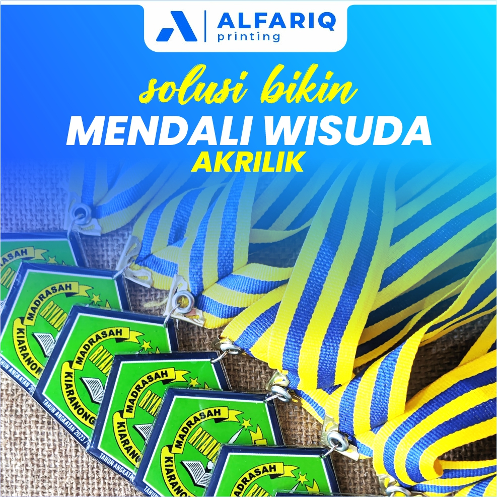 MENDALI AKRILIK CUSTOM + RESIN