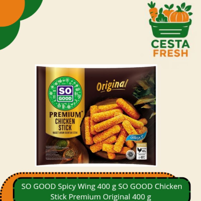 

SO GOOD Chicken Stick Premium Original 400 g